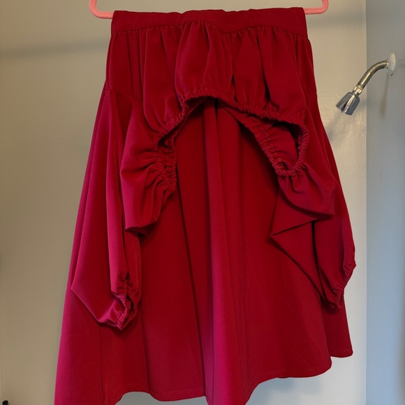 Vixen by Micheline Pitt Vacation Dress Ruby Red M - Picture 4 of 5